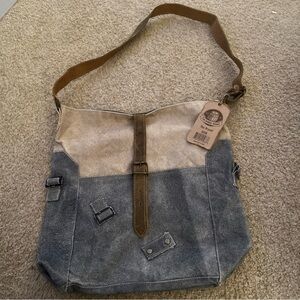 Barrel Shack Canvas Bag with Adjustable Shoulder Strap, New w/Tags
